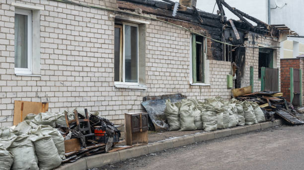 Professional Emergency Fire Cleanup technician working in Baldwin, WI